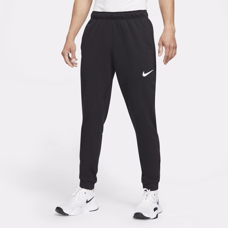 Nike Dri-Fit Tapered Pants, Black/White 